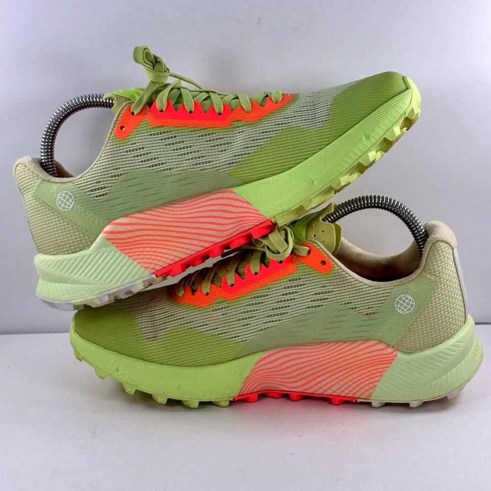 Adidas Terrex Agravic Flow 2.0 GTX Mens 7.5 Neon Yellow Trail Shoes H03383